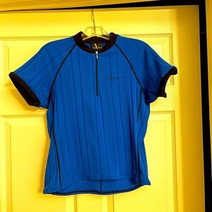 Shebeest women’s cycling jersey size XL, pretty royal blue